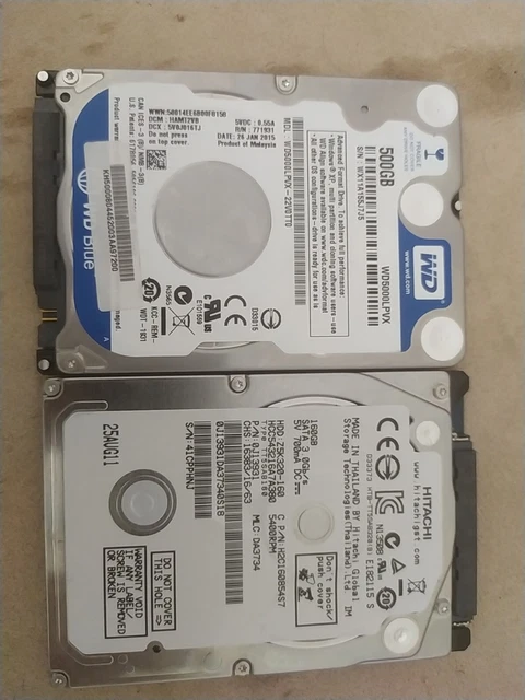 Lot 2 Disque Dur 2.5 HS