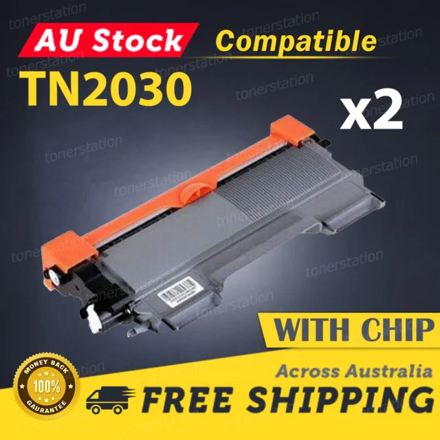 2x TN-2030 Toner Cartridge for Brother HL-2130 HL2132 HL2135 HL2135w TN2030