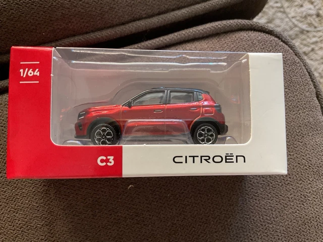 Miniature Citroën C3 - Echelle 1/64 - Couleur Grenat - Neuve