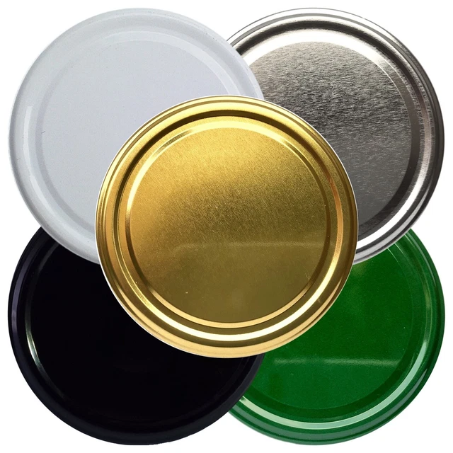 Pullmer Twist-Off Deckel 89mm - 10 Stück Schraubdeckel Für Einmachgläser