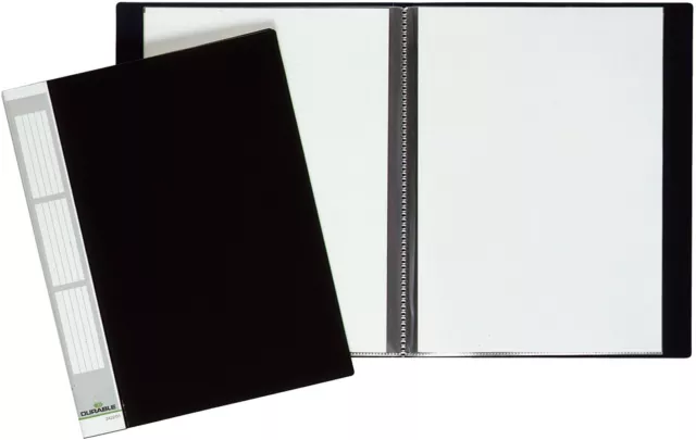 Durable 2422 01 Sichtbuch DURALOOK® - A4, 20 Hüllen, 17 mm, schwarz
