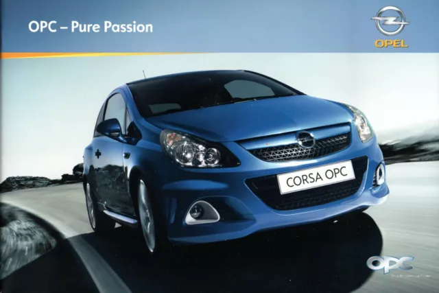 Prospekt "Opel OPC - Pure Passion" , 2008 (Corsa OPC, Astra OPC, Insignia OPC)