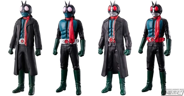 BANDAI Movie Monster Series Kamen Rider & Shin Kamen Rider, Direct from Japan