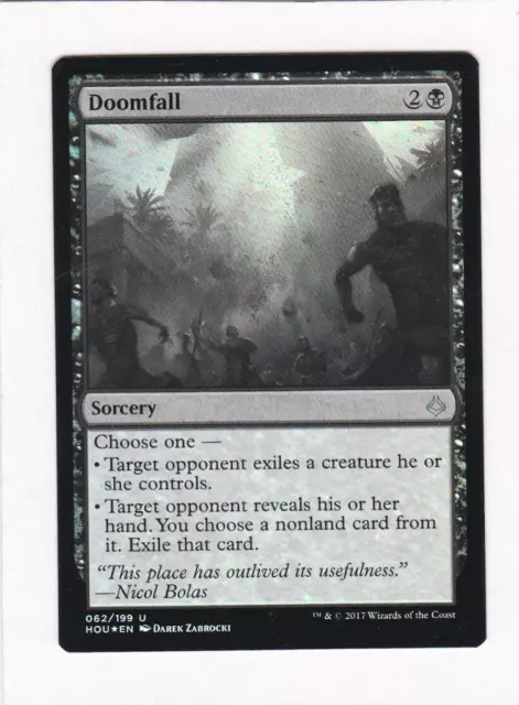 Magic: MTG: Hour of Devastation: Foil: Doomfall