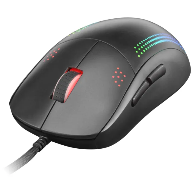 Mars Gaming MMPRO Black, Ultra Lightweight Mouse for Ambidextrous, RGB Chroma, O