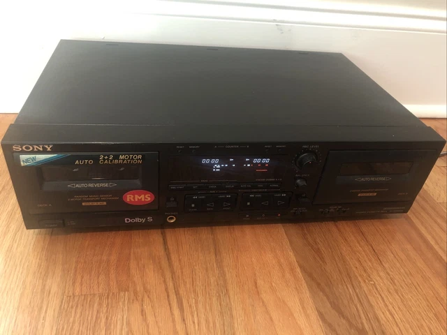 SONY TC-WR645S CASSETTE Deck With Dolby S -power Tested Parts Only  