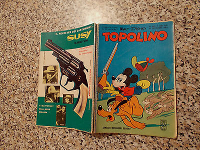 Topolino Libretto N.461 Originale 1964 Mondadori Disney Mb/Ottimo Con Bollino