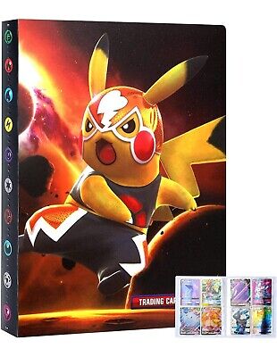 Album per Pokemon GX Ex Mega Carte Raccoglitore per Carte Pokemon Card Storage Set di Carte collezionabili per albu Disponibile Anche per Altri Giochi di Carte Sole e Luna 