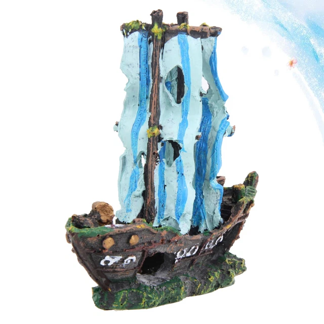 Sea Rover Shaped Aquarium Ausrüstung Aquarium Landschaftsbau Dekoration Harz Orn