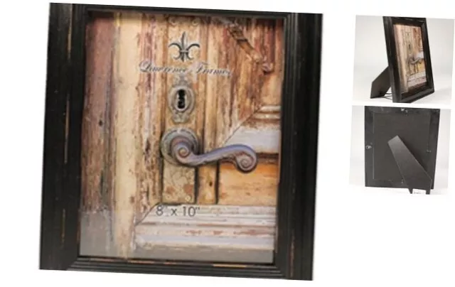 Weathered Wood Picture Frame 8x10 Black