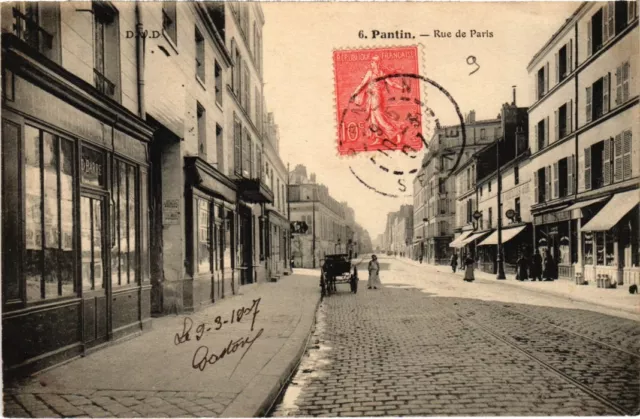 CPA PANTIN Rue de Paris (1353028)