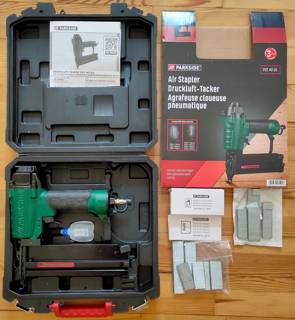 Agrafeuse Pneumatique à Air Comprimé 6-16 Mm Sans Clous - Professionnelle Et Puissante