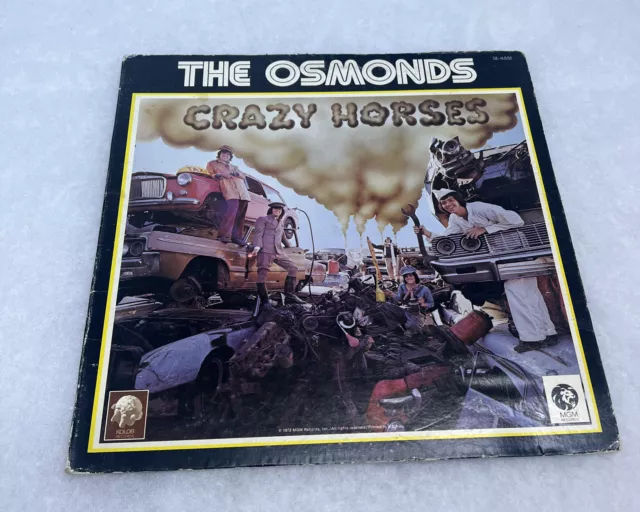 The Osmonds - Crazy Horses / MGM Kolob SE-4851 1972 Vinyl - Cover Only