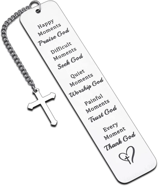 Easter Christian Bookmarks Gift Cross Bible Verse Book Markers for Women Men Bap