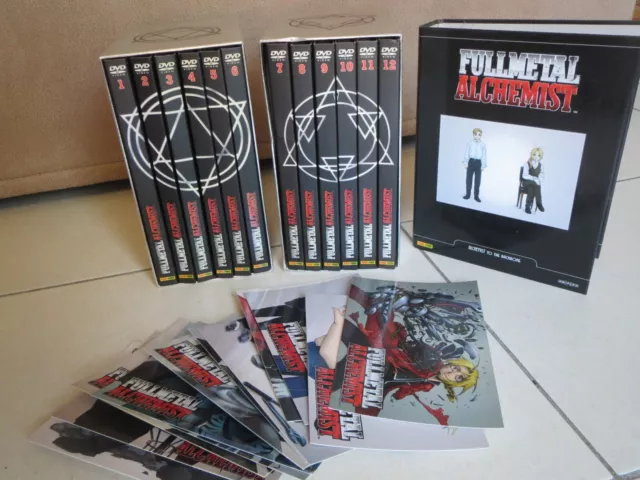 RARO! - Fullmetal Alchemist Deluxe Edition 12 DVD Completa + BOX  - Panini Video