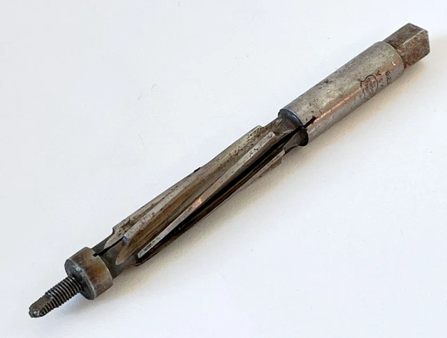 STANDARD 7/16" Spiral 6 Flute Hand Expansion Reamer Adjustable HSS .4375" USA