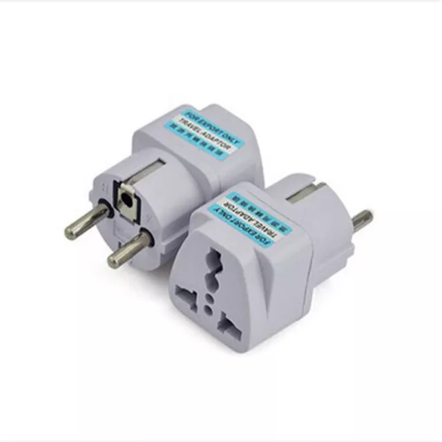 KR Plug Adapter AU UK US To EU Electrical Socket Type E/F France Spain Plug