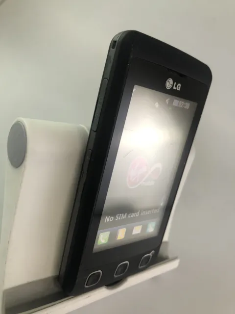 LG KP500 Black Virgin Media Network Handy 3.0" Display Display 3MP Kamera 3