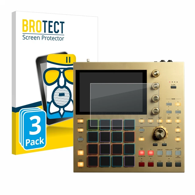 3x Anti-Riflesso Vetro Pellicola Protezione per Akai MPC One Proteggi Schermo