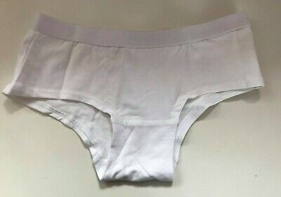 John Lewis & Partners Girls Shorties / White Age 9 Years New With Defect