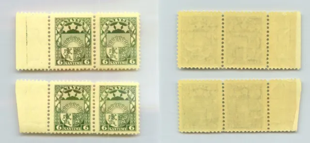 Latvia 🇱🇻 1931 SC 155 MNH pair x 2. rtc5086