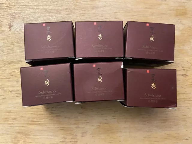 6x BNIB Sulwhasoo Timetreasure Renovating Cream face invigorating 30 ml