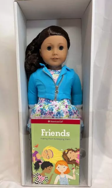 American Girl Truly Me Doll 44-Curly Brown Hair, Hazel Eyes, Tan Skin-New