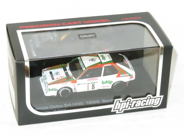 Jolly Club Racing 1/43 LANCIA DELTA S4 Totip Jolly Club Rally Sanremo Italia 1986 #8 D ...