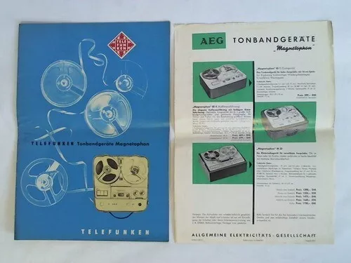 Telefunken, (Hannover) (Hrsg.): Telefunken Tonbandgeräte Magnetophon 75-15, ...