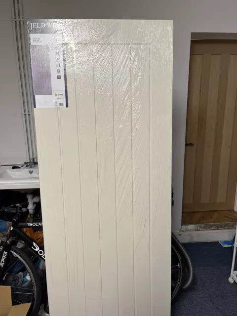 JELD-WEN Newark Cottage White Finished Internal Solid Core Door Bargain