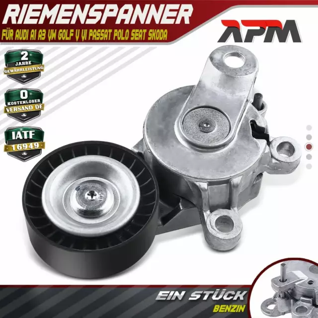 Poulie Tendeur de Courroie pour Audi A1 A3 VW Golf V VI Passat Polo Seat Skoda