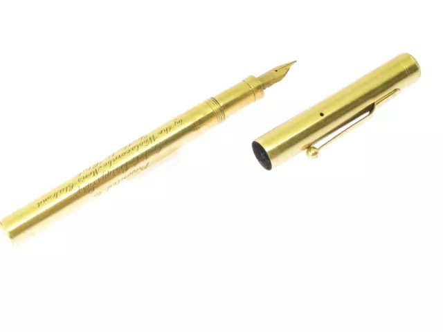 MABIE TODD SWAN FÜLLER FOUNTAIN PEN GOLD FILLED - 1920er Jahre