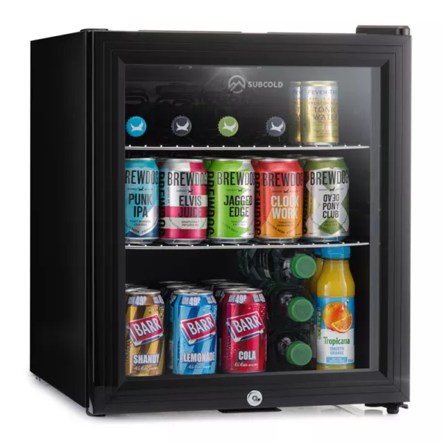 Subcold Super 50 LED Black | Mini Fridge | UK's Top Selling Beer Fridge