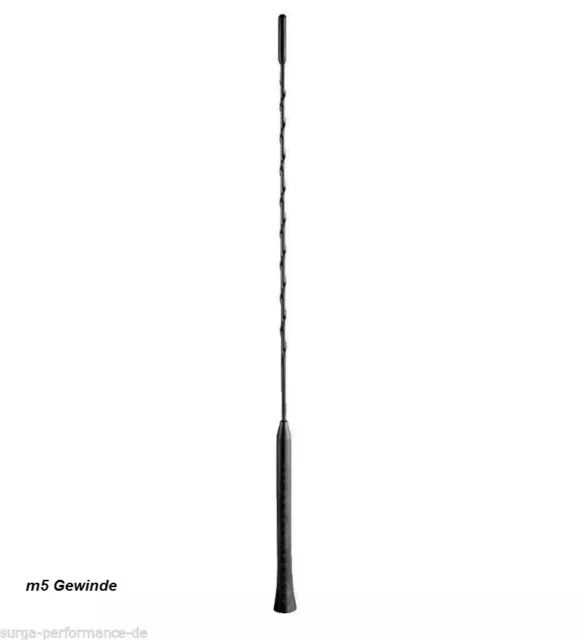 Antenne 40cm Dachantenne Kurzstabantenne für VW Golf 3 4 5 Polo 6N2 9N Bora / M5