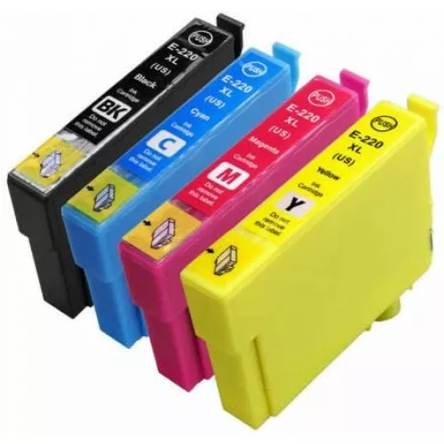 10x Non-OEM Ink Cartridges 220XL 220 XL for Epson WF2630 WF2650 WF2660 XP420