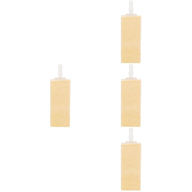 4x Office Home Fish Tank Bubble Stone Wood Bubbler for Protein Skimmer Replace