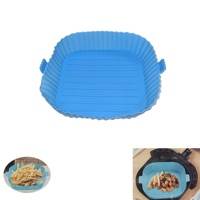 Moule à Gâteau Carré Pour Friteuse à Air Chaud – En Acier Aluminium Antiadhésif – Résistant à La Chaleur, Facile à Nettoyer - 9