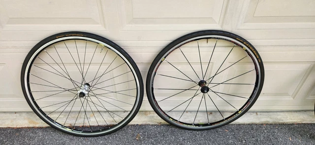 mavic ksyrium elite,  AlexRims AT450 Mixed Wheelset 9 Spd. With Gatorskin tires