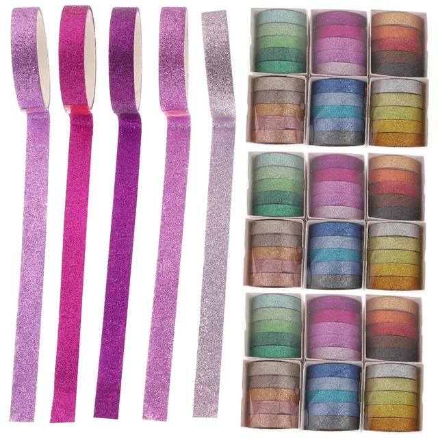 90 Pcs Bande Pour Paillettes Et Washi Tape Bande Clignotante Éclair