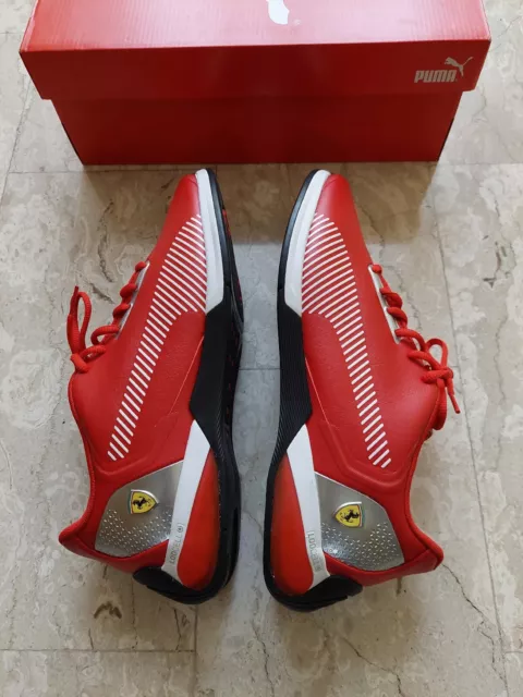 Scarpe Puma Ferrari Race Kart Cat-X Tech, taglia 45, colore rosso