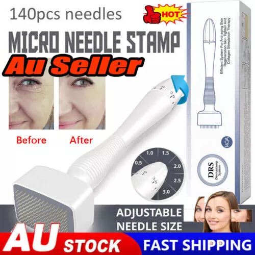 Derma Stamp Micro Needling Therapy Face Skin Tool for Scar Hair Loss Treatment