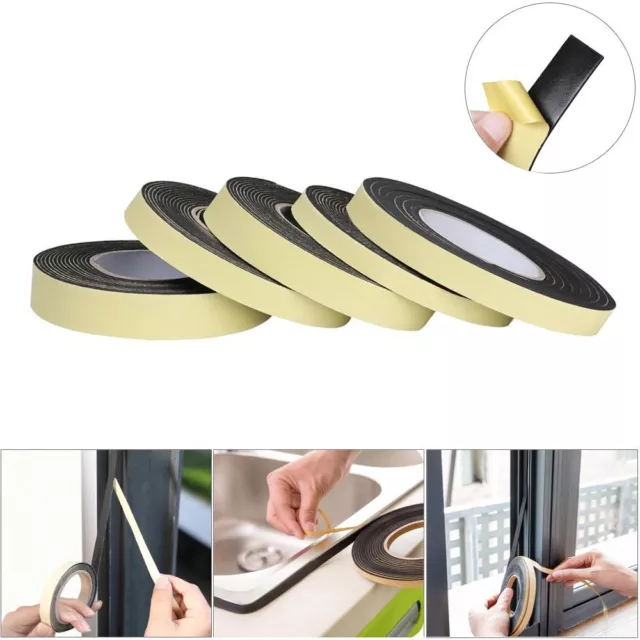 Waterproof Single Sided Adhesive Rubber Strip Tape Seal Strip Foam Sponge