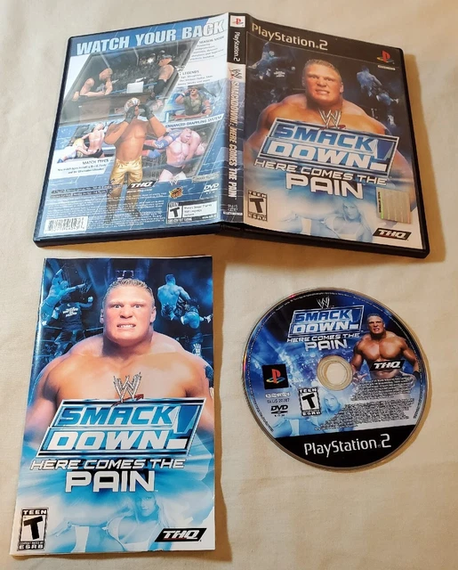 WWE SmackDown Here Comes the Pain (Sony PlayStation 2, 2003) Complete CIB Tested