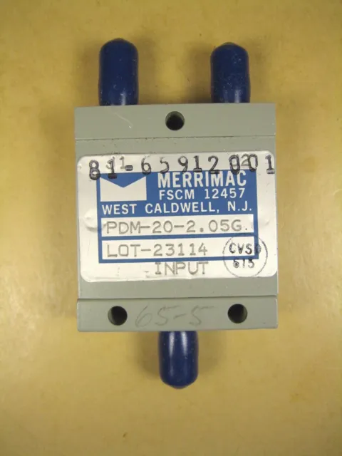 Diviseur de puissance bidirectionnel Merrimac PDM-20-2.05G