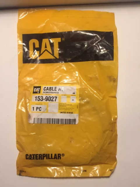 Caterpillar Oem Cable Assembly 153-9027. Cat Nos Cable Assembly 1539027.