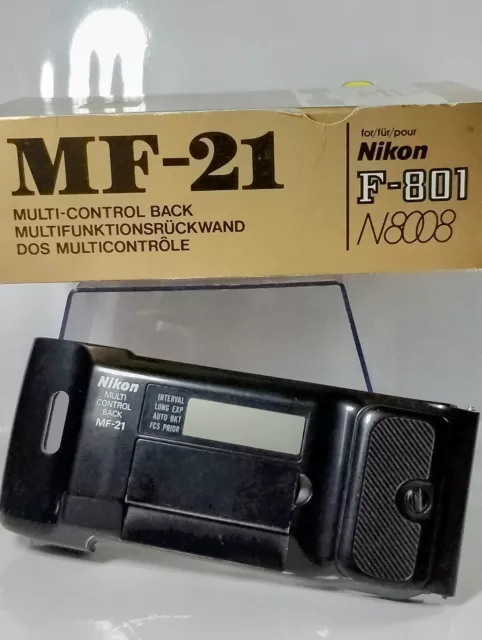 Nikon MF-21,Dorso Data NIKON F-801