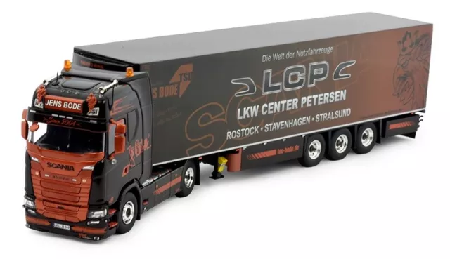 TEKNO, SCANIA S Highline 4x2 with 3 Axle Refrigerator Trailer JENS BODE, Scale...