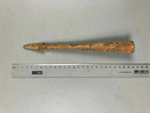 Roman Legionary Pilum spear weapon Javelin Ancient Artifact legion Iron Hasta