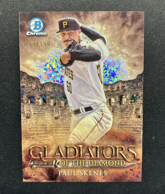 PAUL SKENES 2024 Bowman Gladiators Of The Diamond SSP Mini Diamond /150 GOTD10 EUR 60,67