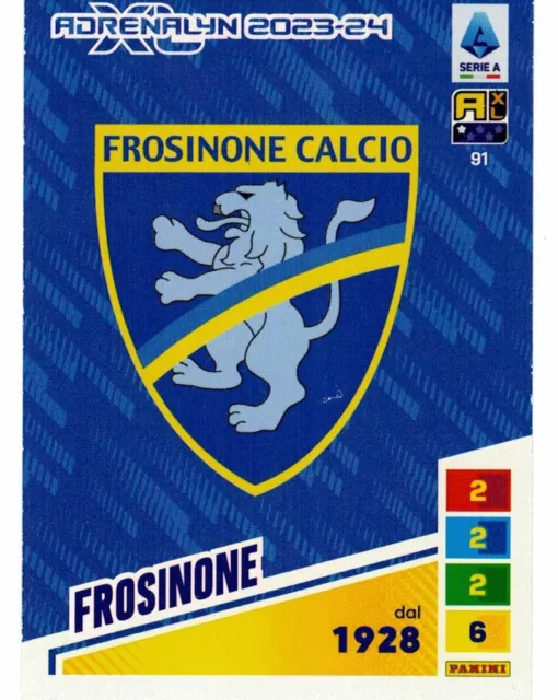 ADRENALYN 2023-24 2024 CARD N.307 Logo Sassuolo Scudetto